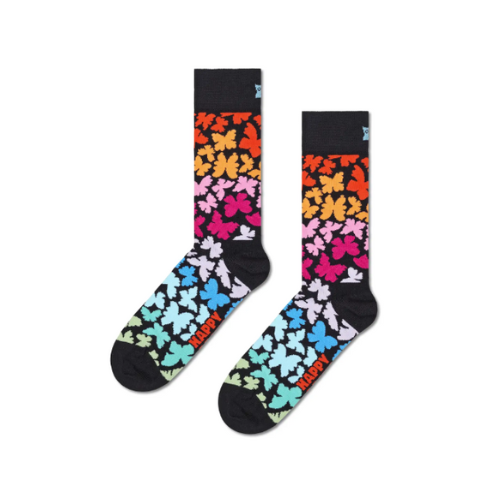 Happy Socks Women Crew BUTTERFLIES