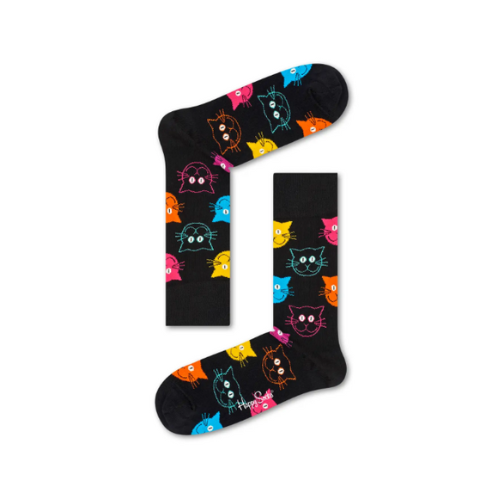 Happy Socks Unisex  Crew, Novelty, Cats