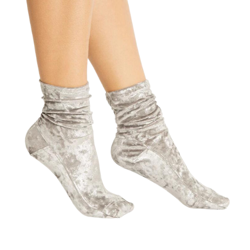 Darner Los Angles Women,Silver Crushed Velvet