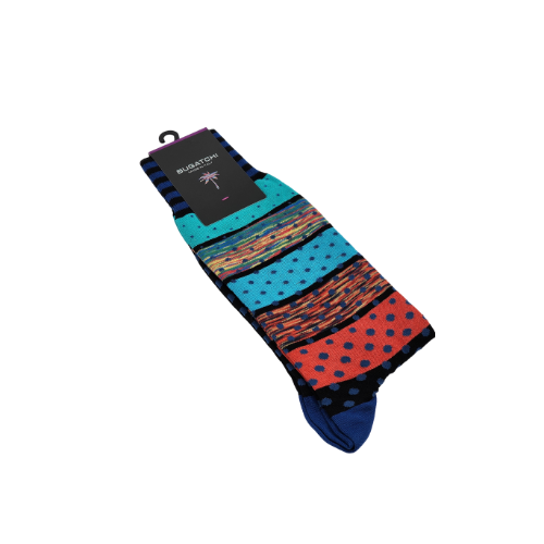 Bugatchi Multi Poka Dot Mens Crew