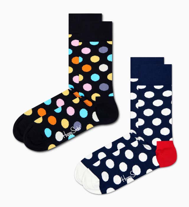 Sockery Men, Happy Socks Crew Dots 2 Piece