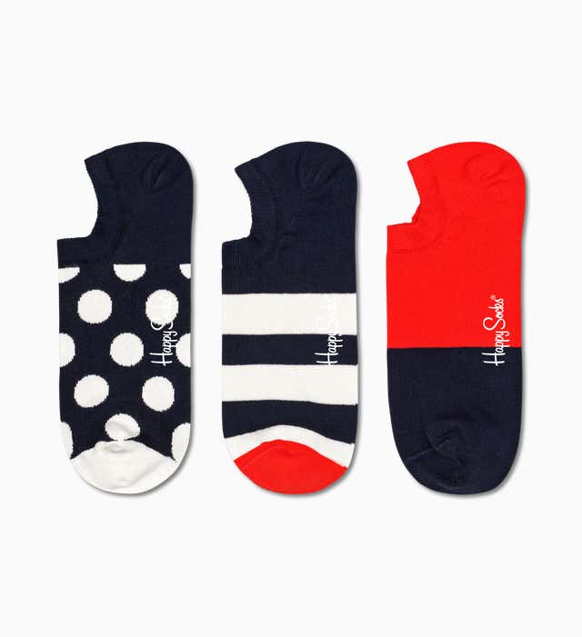 Sockery Women, Happy Socks No-show 3 Piece