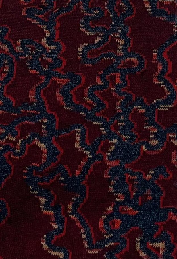 Bugatchi Night Burgundy  Pattern Crew