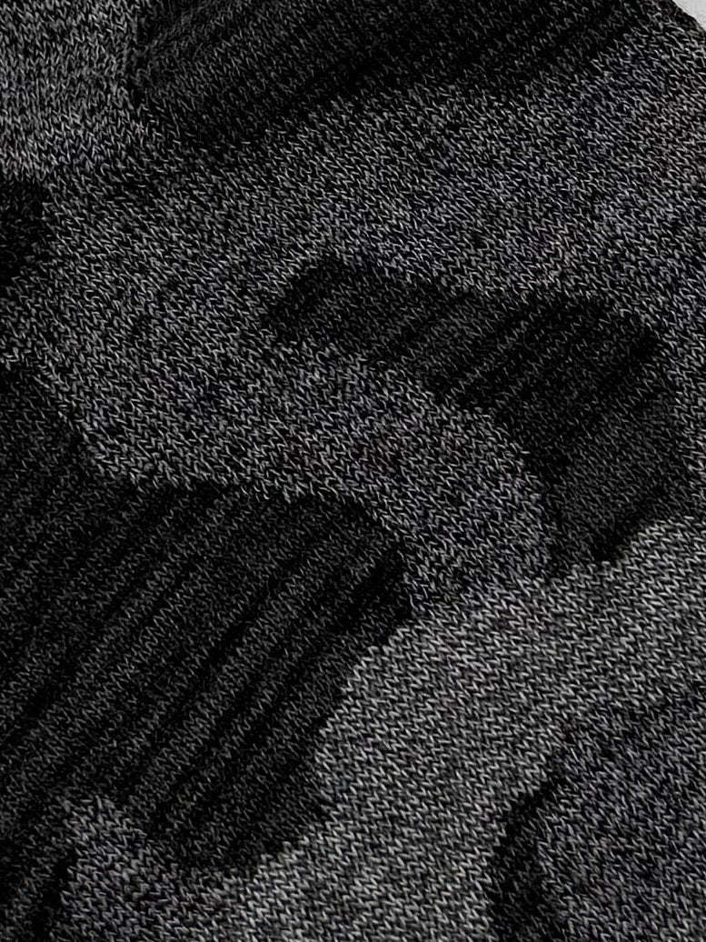 Bugatchi Men's Soft Cotton Dress Socks - Black Camo Pattern