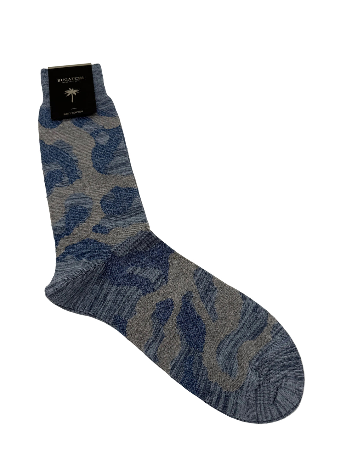 Bugatchi Men's Soft Cotton Dress Socks - Camo Collection 4-Pack / Sockery