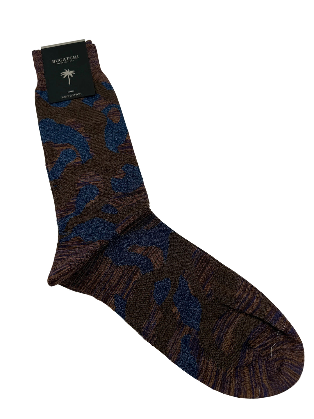 Bugatchi Men's Soft Cotton Dress Socks - Camo Collection 4-Pack / Sockery