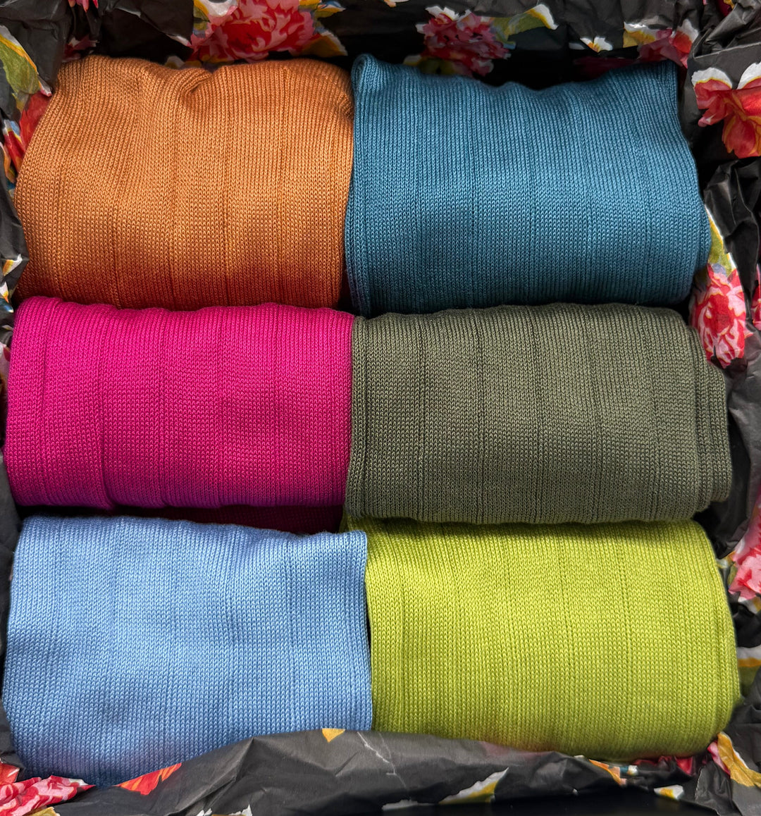 Sockery- 6 Pack Paul Smith Solid