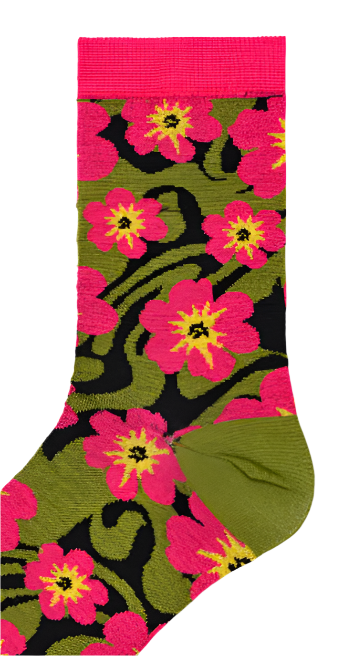 Happy Socks Women Hysteria Red Floral