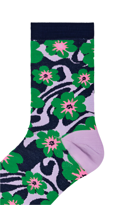 Happy Socks Women Hysteria Lavender Floral